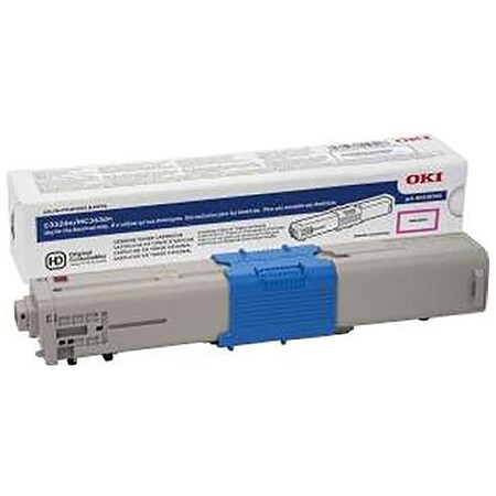 Oki OKI C332, MC363 Magenta Toner Cartridge 3,000 Yield 46508702